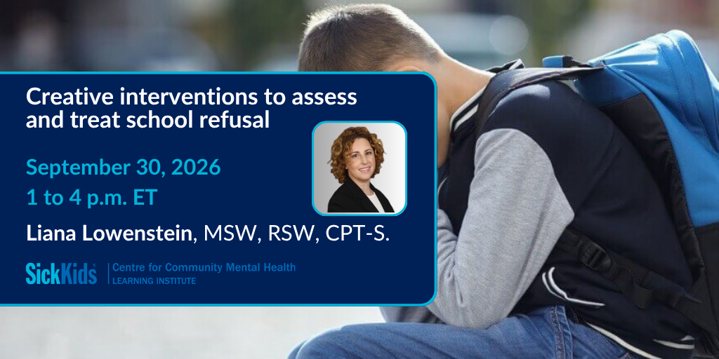 Creative interventions to assess and treat school refusal